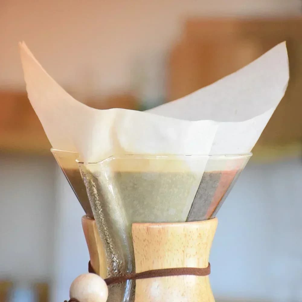 กระดาษดริปกาแฟ ทรงกรวย V60 แบบไม่ฟอกสี เกรดอาหาร (40/100 ชิ้น)