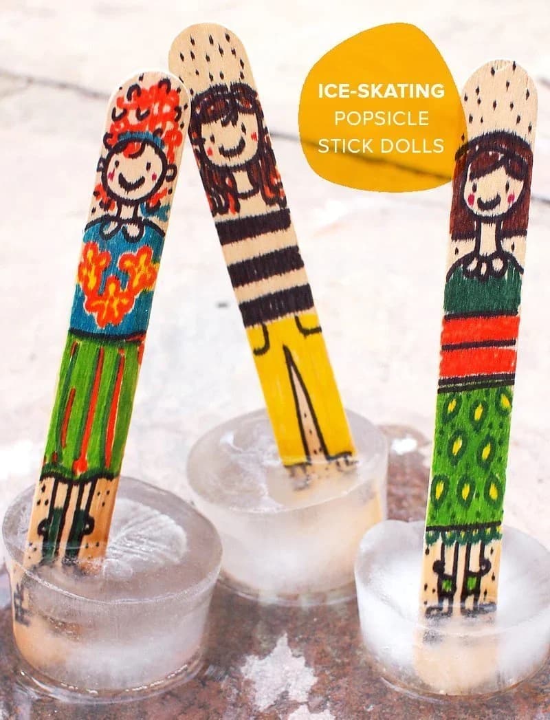 Leeseph ไม้ไอศกรีม ไม้ไอติม สำหรับงานฝีมือและเบเกอรี่ ยาว 11.4 ซม.
